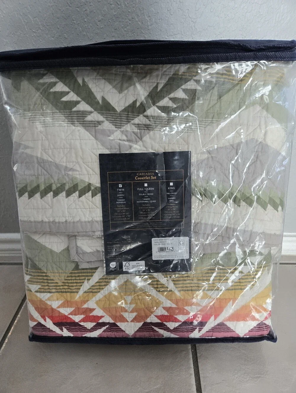 Pendleton twin coverlet